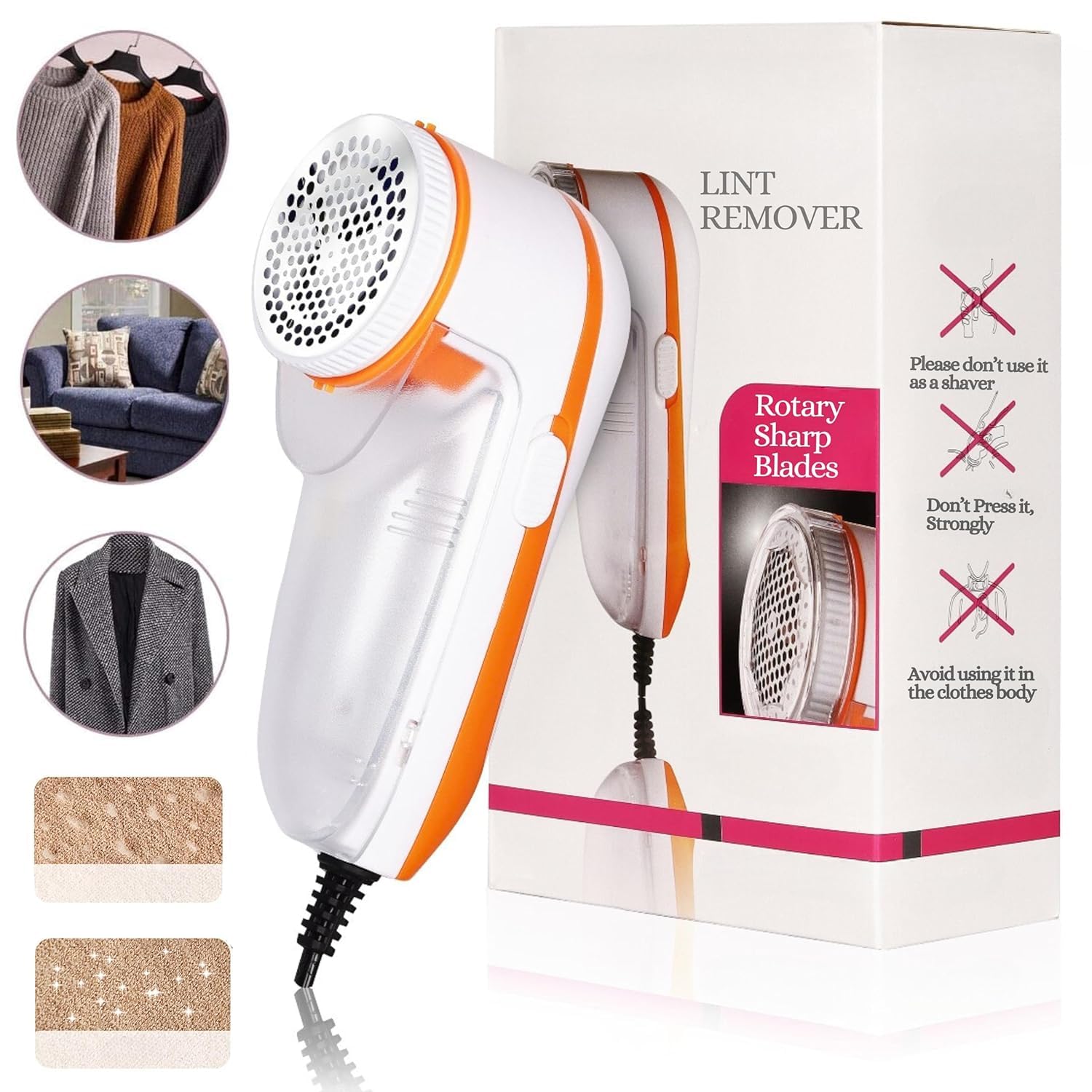 Lint Remover for Clothes & Wool | Automatic Fabric Shaver - Image 2